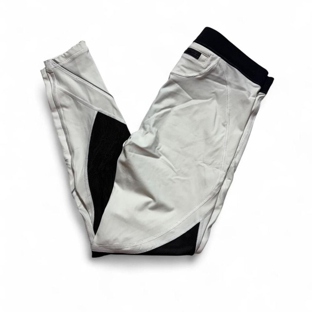 Victoria Sport NWT Total Knockout Colorblock Mesh Tight Leggings White Black M